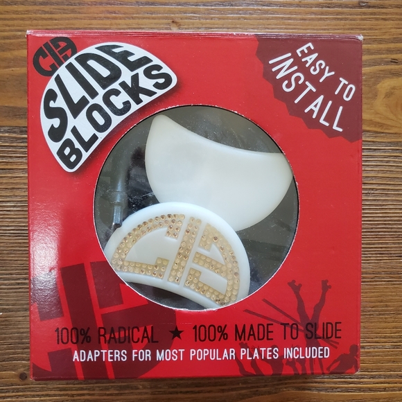 CIB Slide blocks custom bedazzled gold size medium - Picture 3 of 6